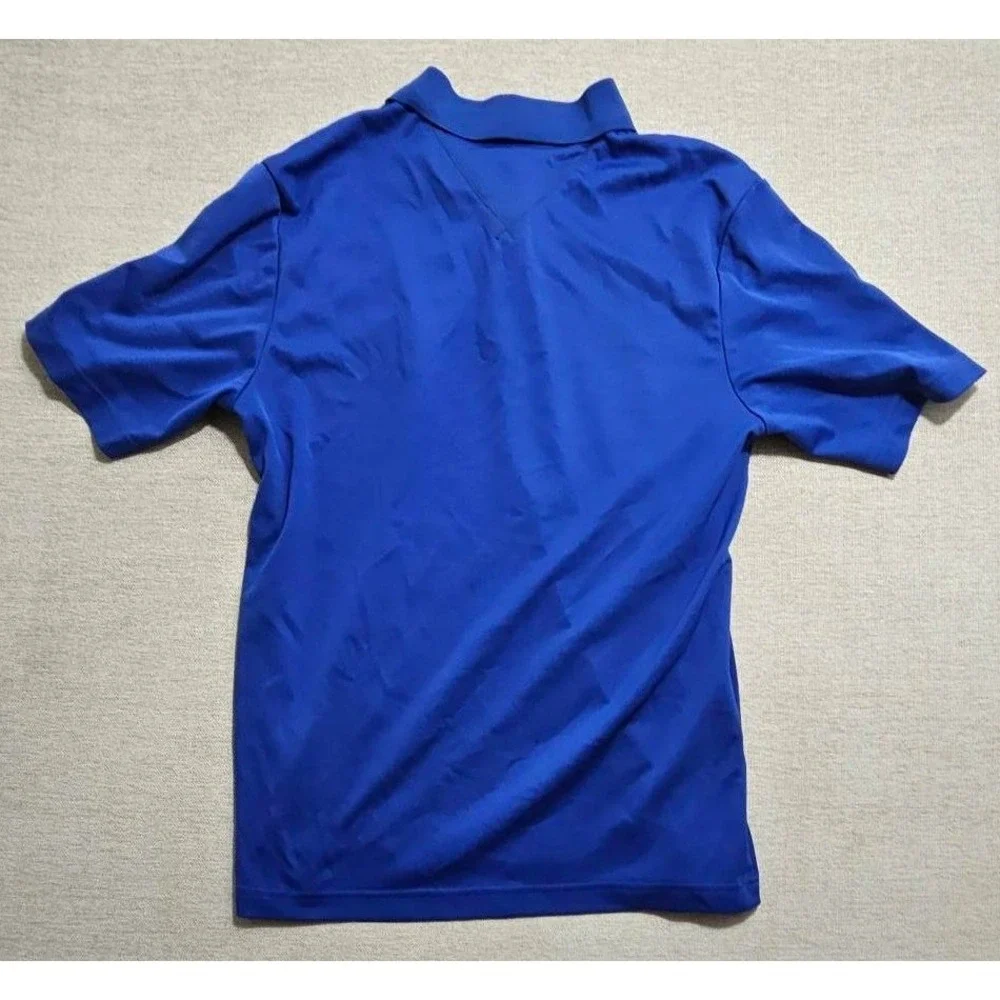 Majestic Chicago‎ Cubs MLB Mens Blue Performance Polo Shirt MBM3 Size Medium